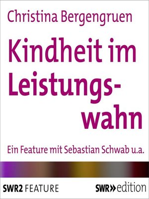 cover image of Kindheit im Leistungswahn